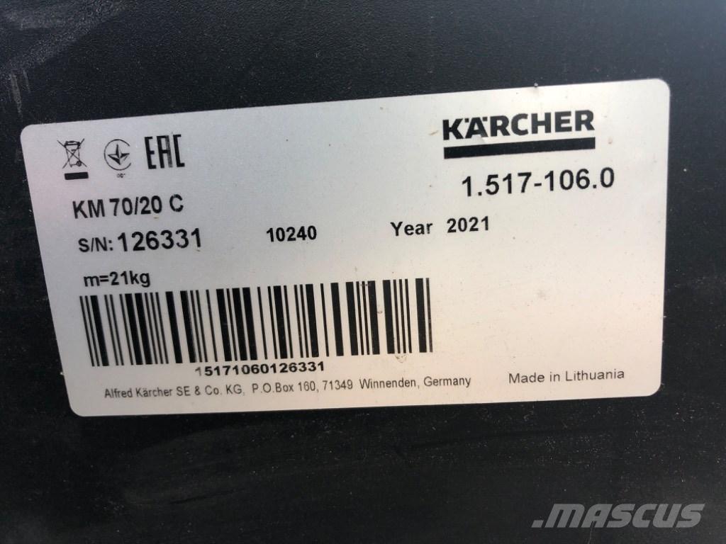 Kärcher KM 70/20 C Zametacie stroje
