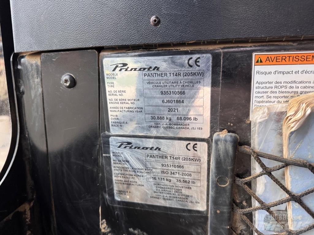 Prinoth Panther T14R Pásové sklápače