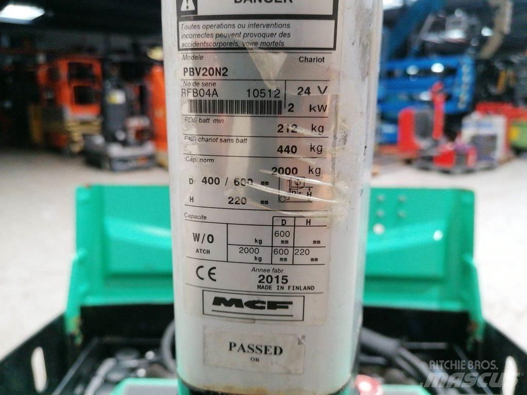 Mitsubishi PBV20N2 Nízkozdvižný vozík