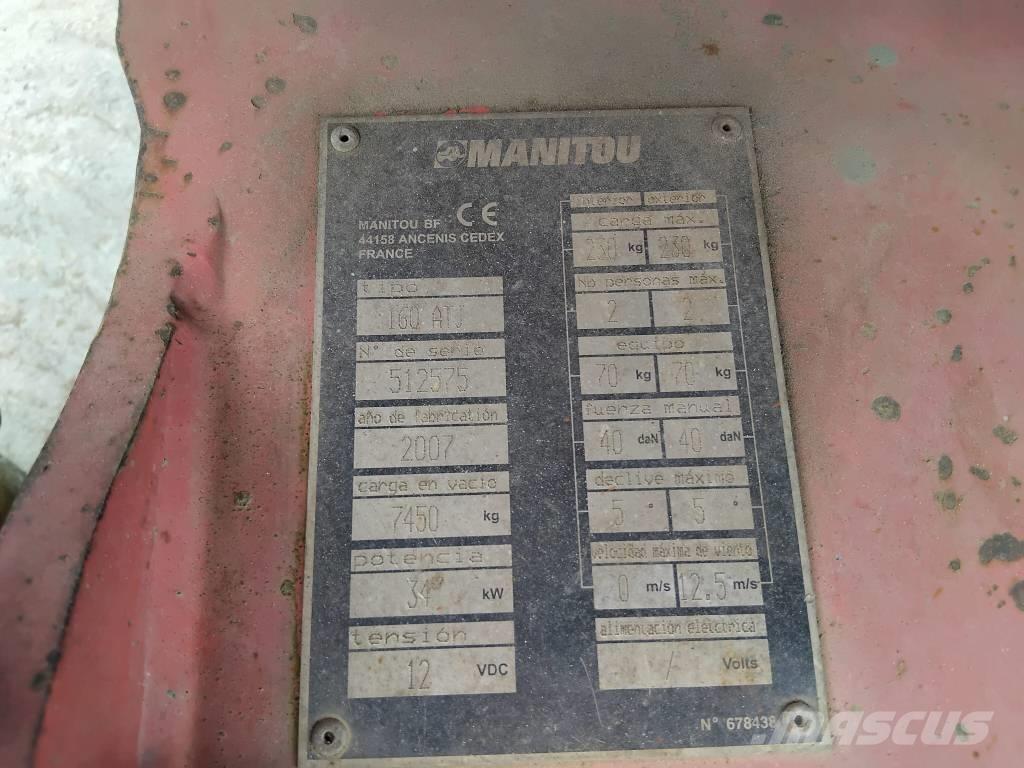 Manitou 160 ATJ Kĺbové plošiny