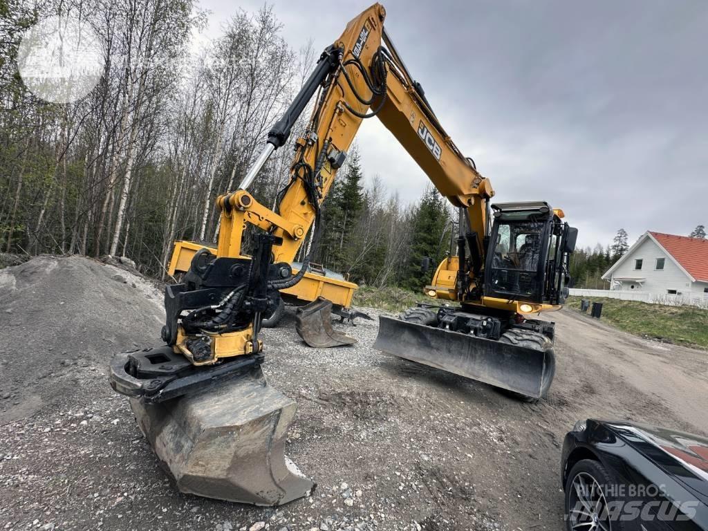 JCB JS 145 W Kolesové rýpadlá