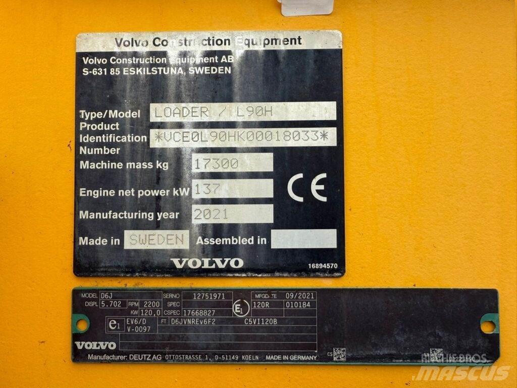 Volvo L90H Kolesové nakladače