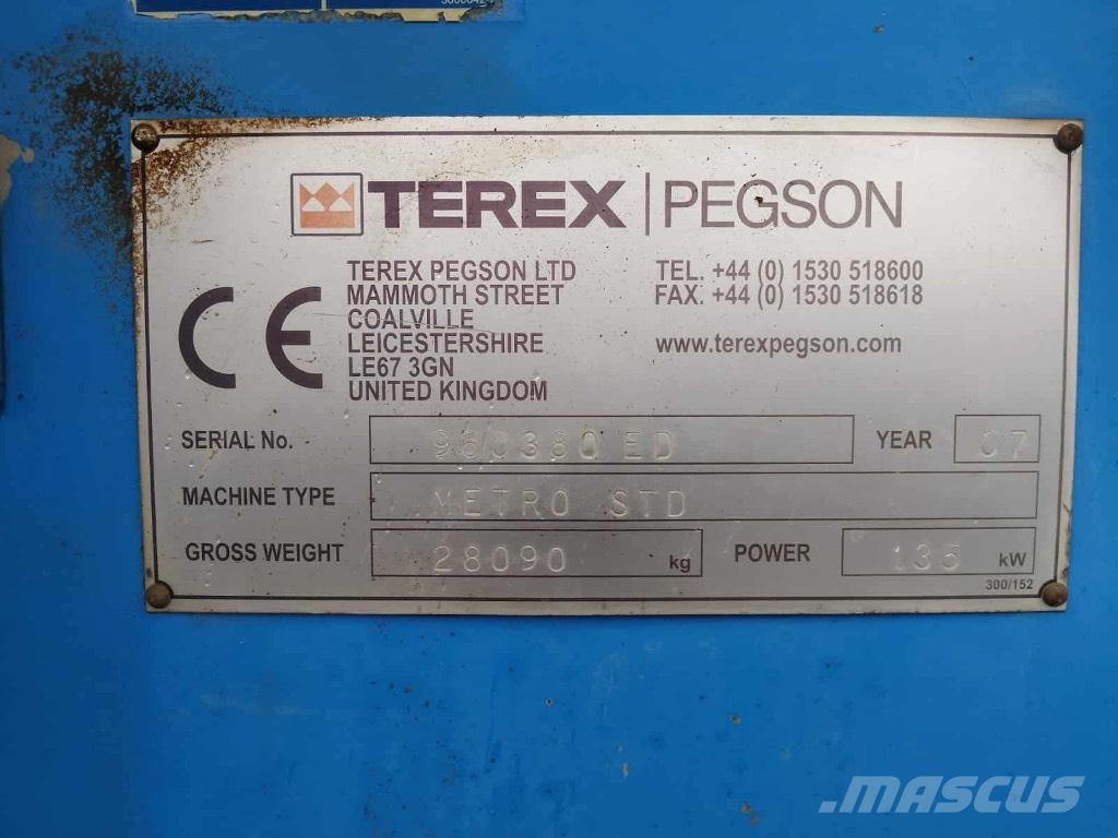 Terex Pegson Mobilné drviče