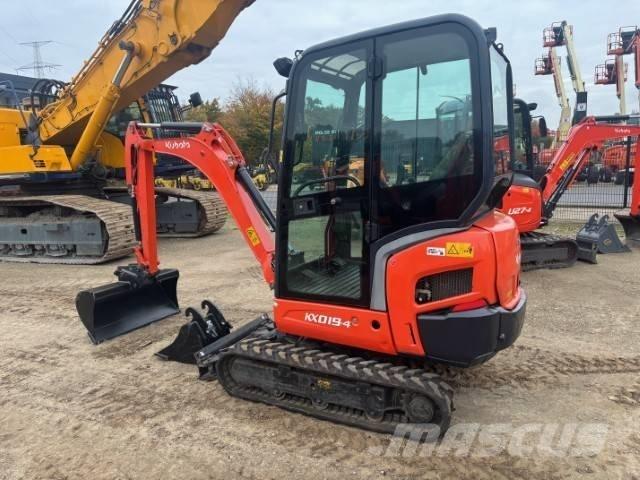 Kubota KX 019-4 Mini rýpadlá < 7t