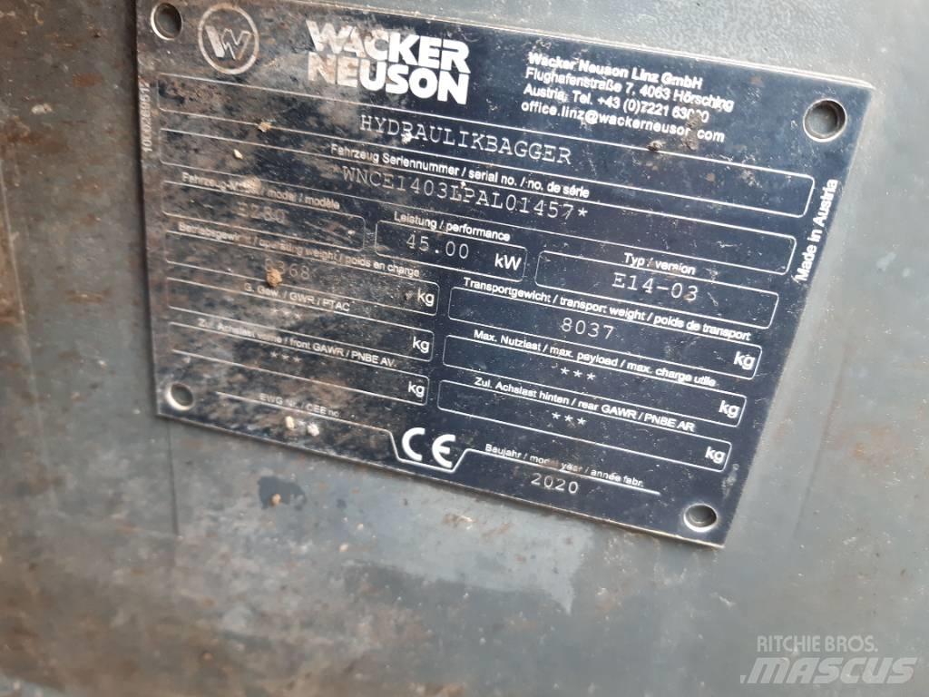 Wacker Neuson EZ80 Pásové rýpadlá