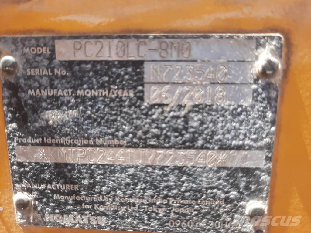 Komatsu PC 210 Pásové rýpadlá