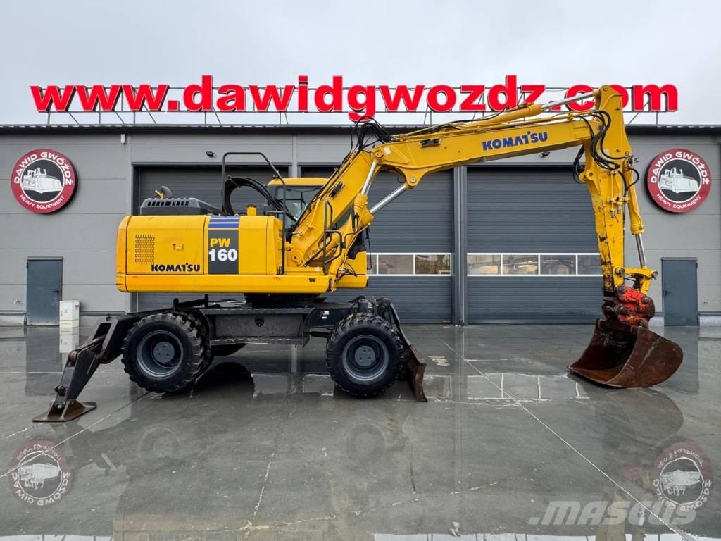 Komatsu PW 160-7E0 Kolesové rýpadlá