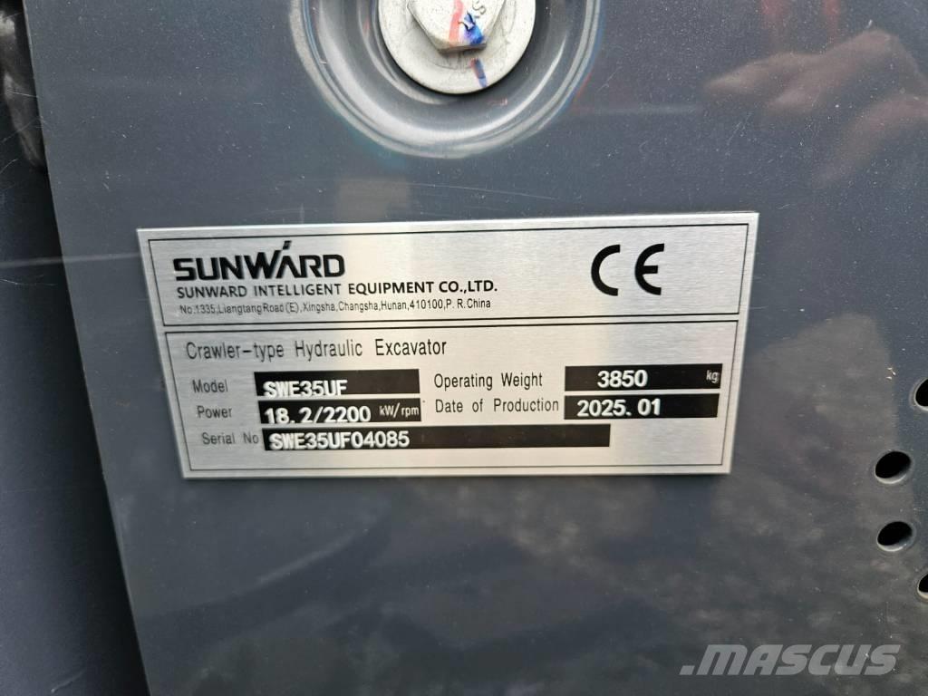 Sunward SWE 35 UF Mini rýpadlá < 7t