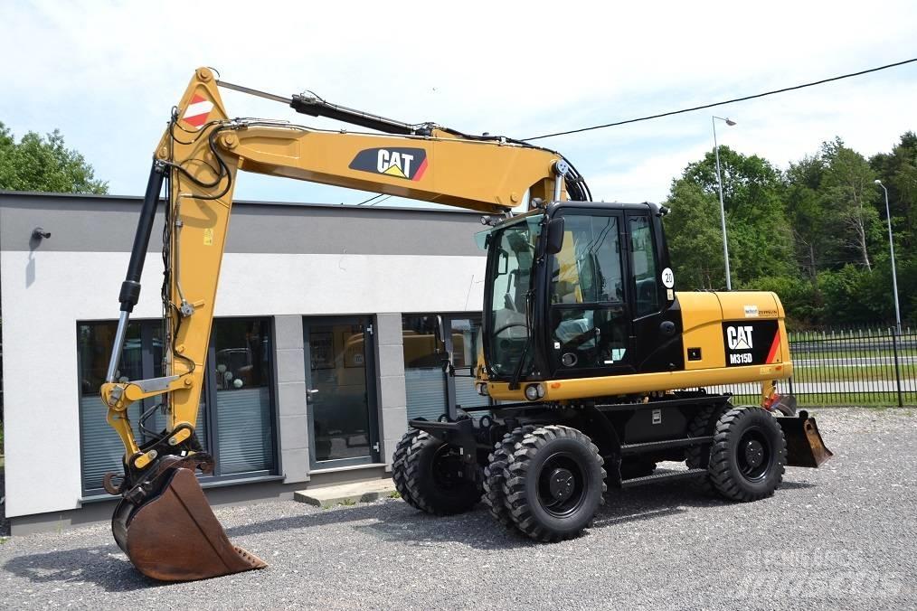 CAT M 315 D Kolesové rýpadlá