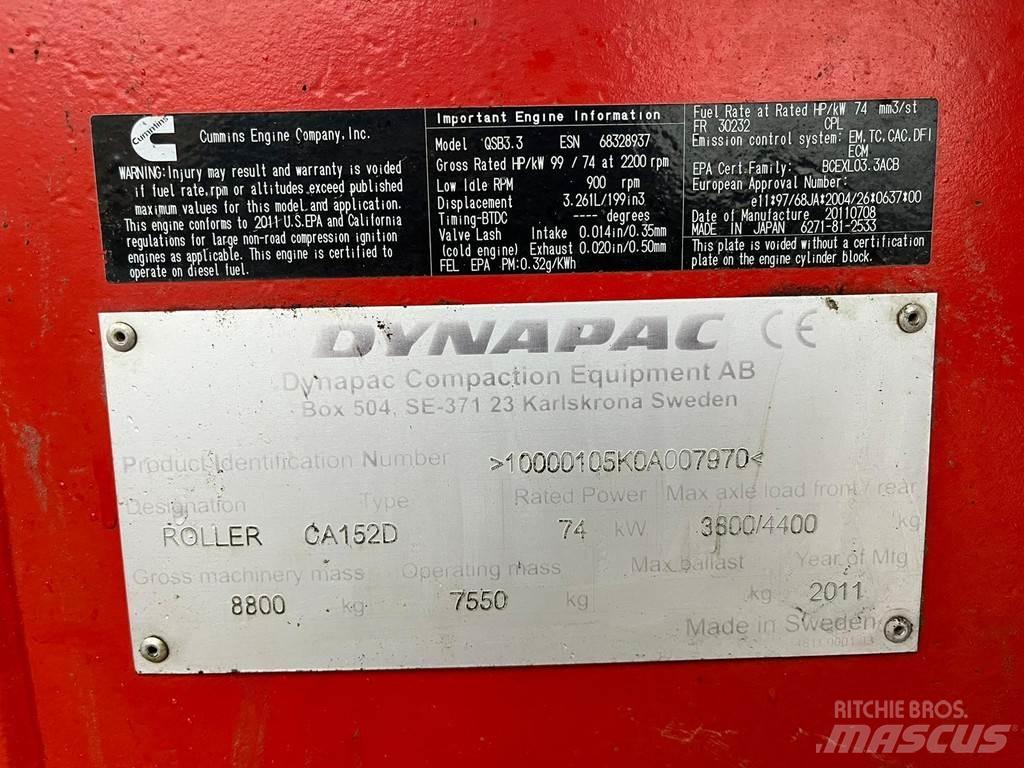 Dynapac CA152D Ťahačové valce