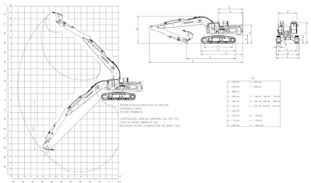 Liebherr R 956 LC Pásové rýpadlá
