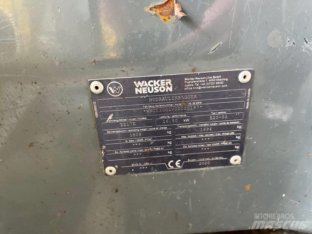 Wacker Neuson EZ17e Pásové rýpadlá