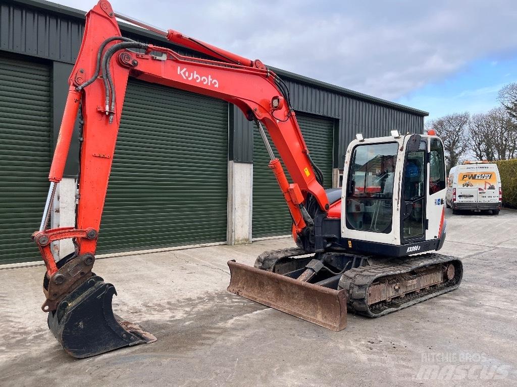 Kubota KX 080-3 Mini rýpadlá < 7t