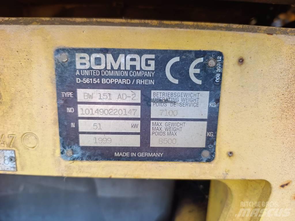Bomag BW 151 AD-2 Tandemové valce