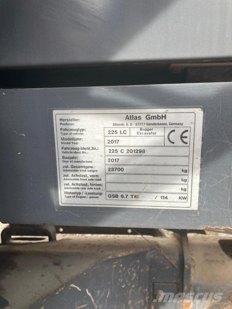 Atlas 225 LC Pásové rýpadlá