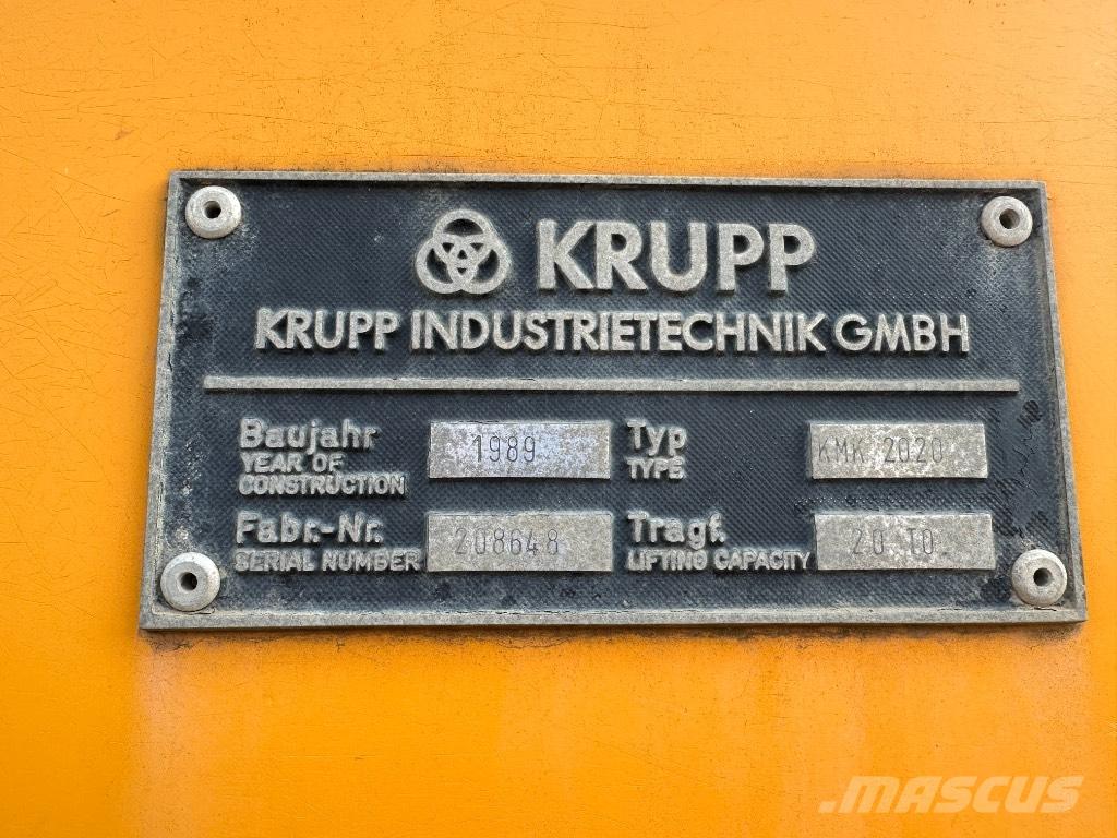 Krupp KMK 2020 Univerzálne terénne žeriavy