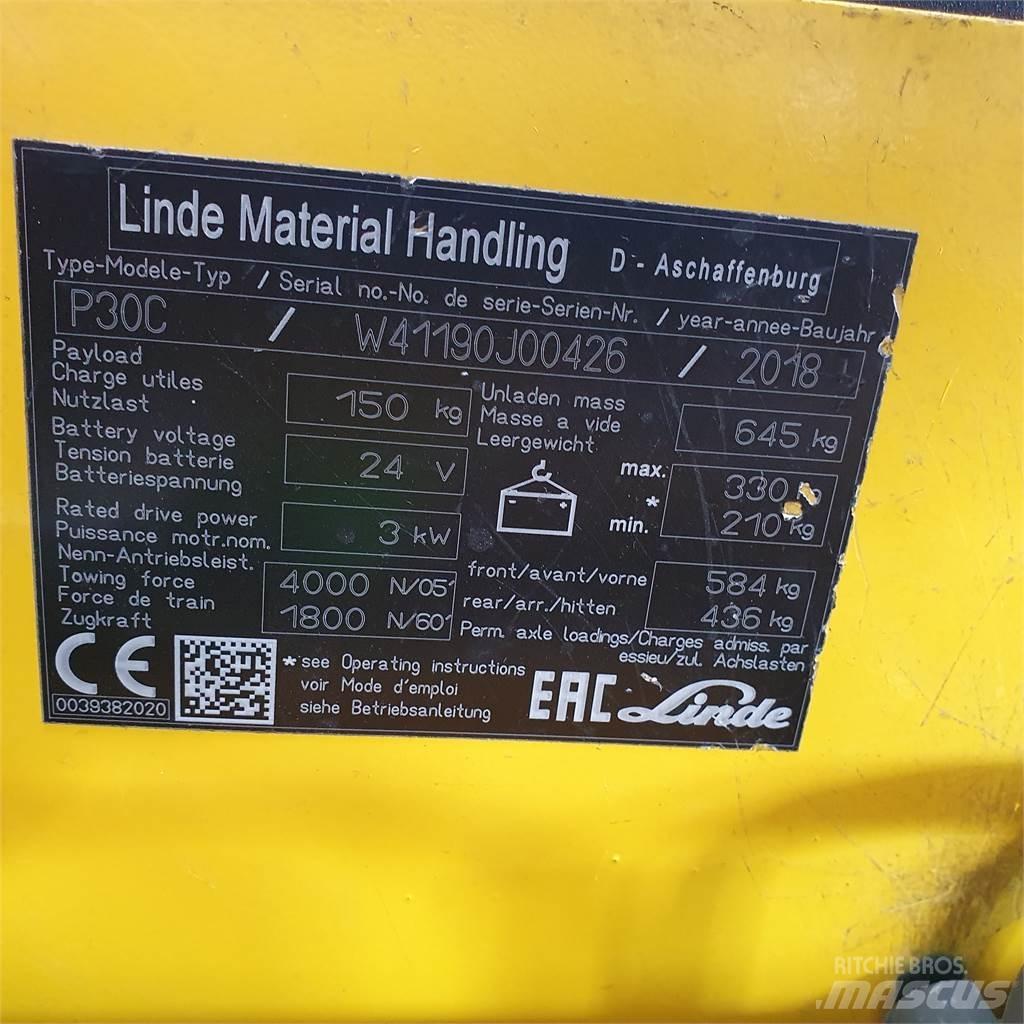 Linde P30C Vlečné vozíky