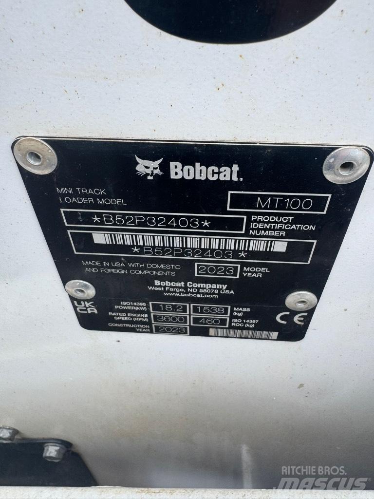 Bobcat MT 100 Pásové nakladače