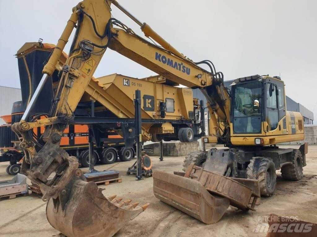 Komatsu PW180-7 Kolesové rýpadlá