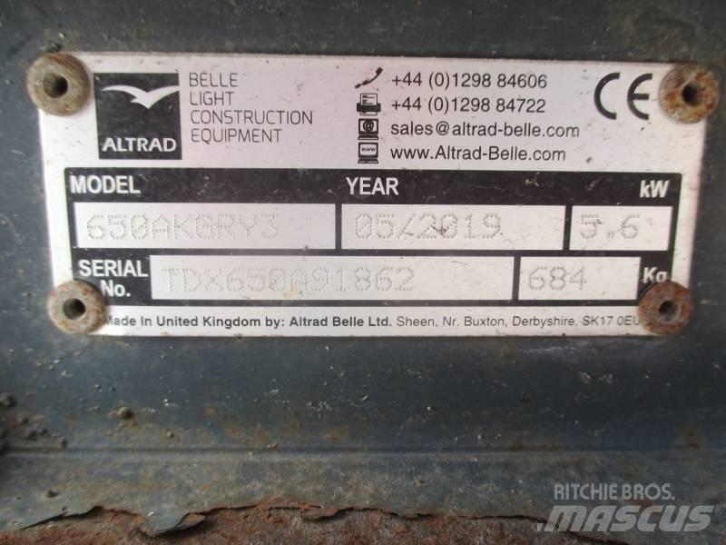 Altrad TDX650A Ďalšie valce