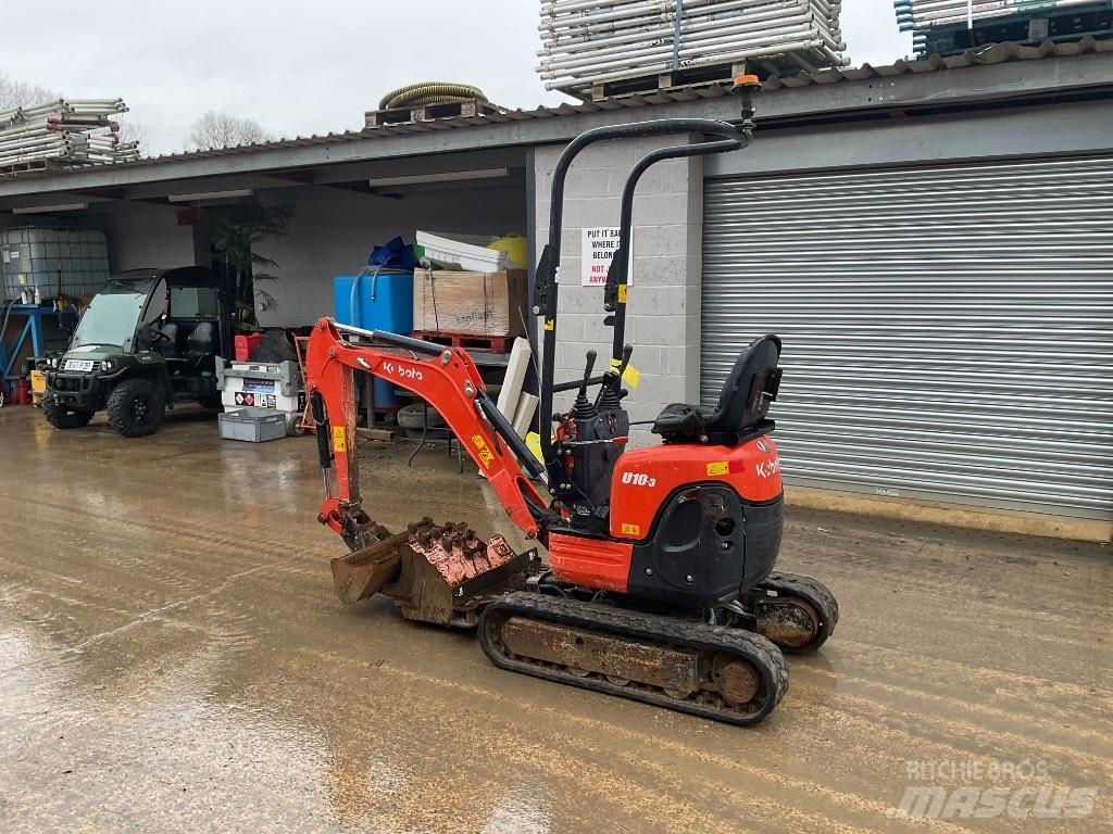 Kubota U 10 Mini rýpadlá < 7t