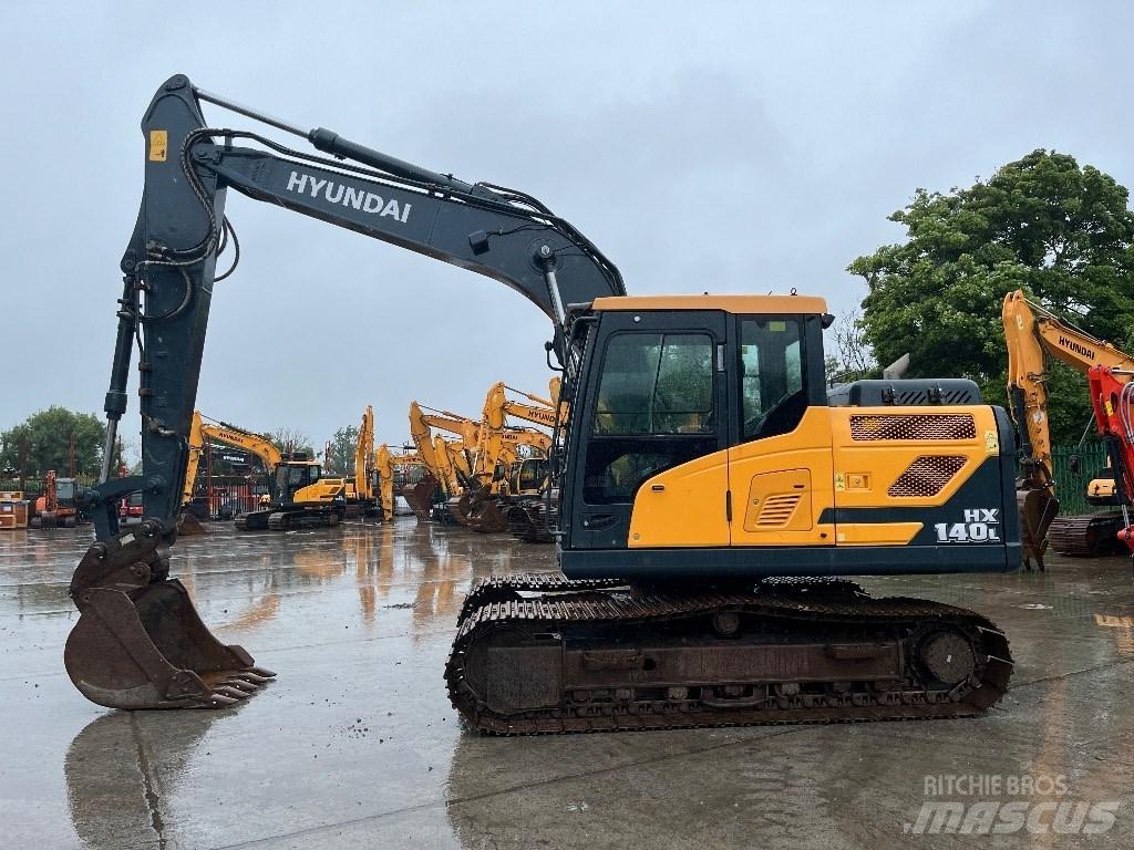 Hyundai HX140L Pásové rýpadlá