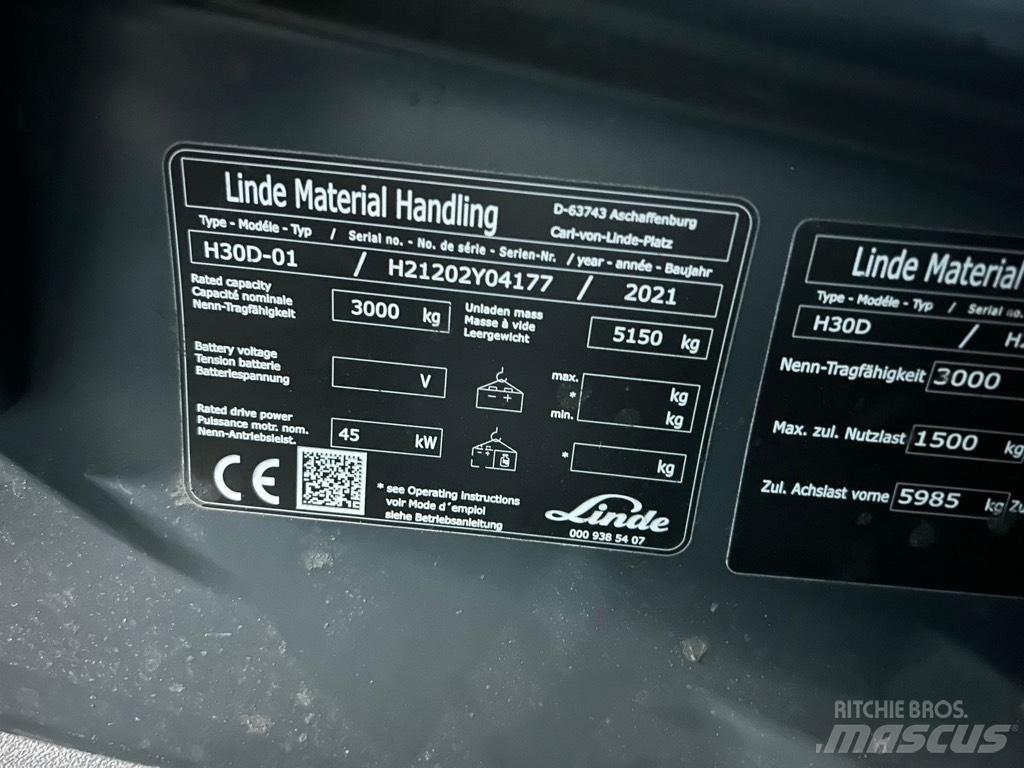 Linde H30D/1202 Dieselové vozíky