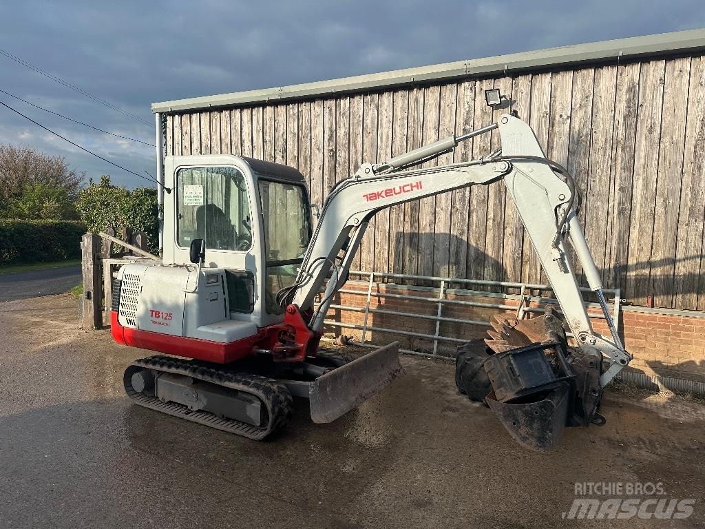 Takeuchi TB 125 Mini rýpadlá < 7t