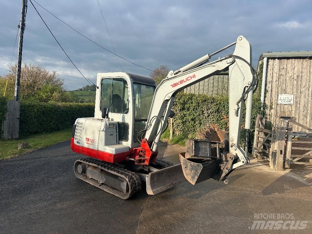 Takeuchi TB 125 Mini rýpadlá < 7t