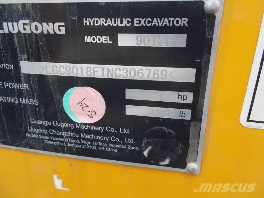  LuiGong 9018 F Mini rýpadlá < 7t