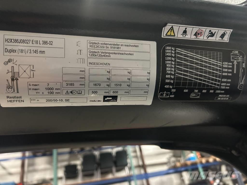 Linde e18l-02 Akumulátorové vozíky