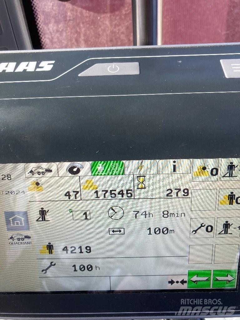 CLAAS Quadrant 4000 Lisy na hranaté balíky