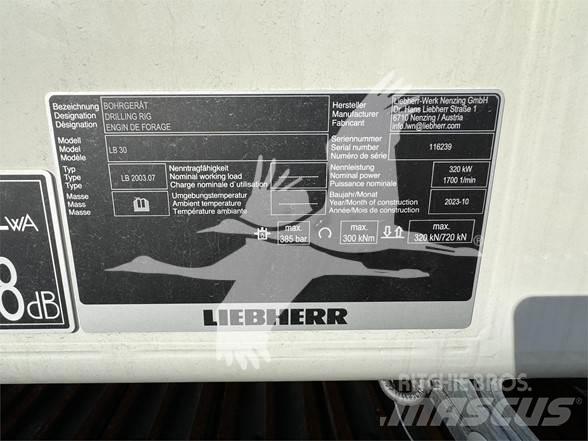 Liebherr LB30 Povrchové vrtné súpravy