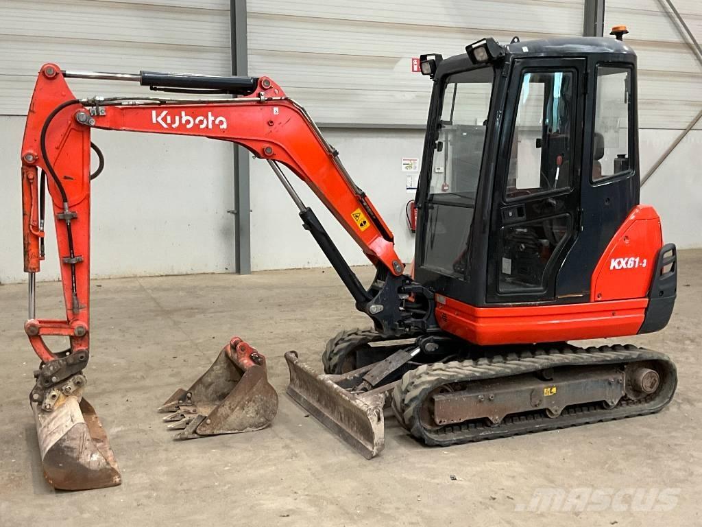 Kubota KX 61-3 Mini rýpadlá < 7t
