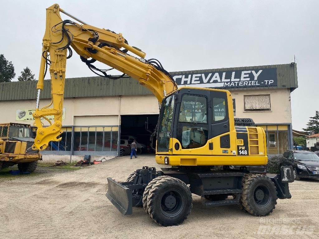 Komatsu PW 148-8 Kolesové rýpadlá