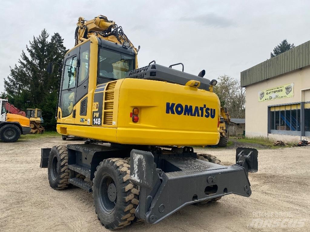Komatsu PW 148-8 Kolesové rýpadlá