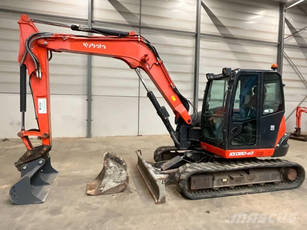 Kubota KX 080-4 A Midi rýpadlá 7 t - 12 t