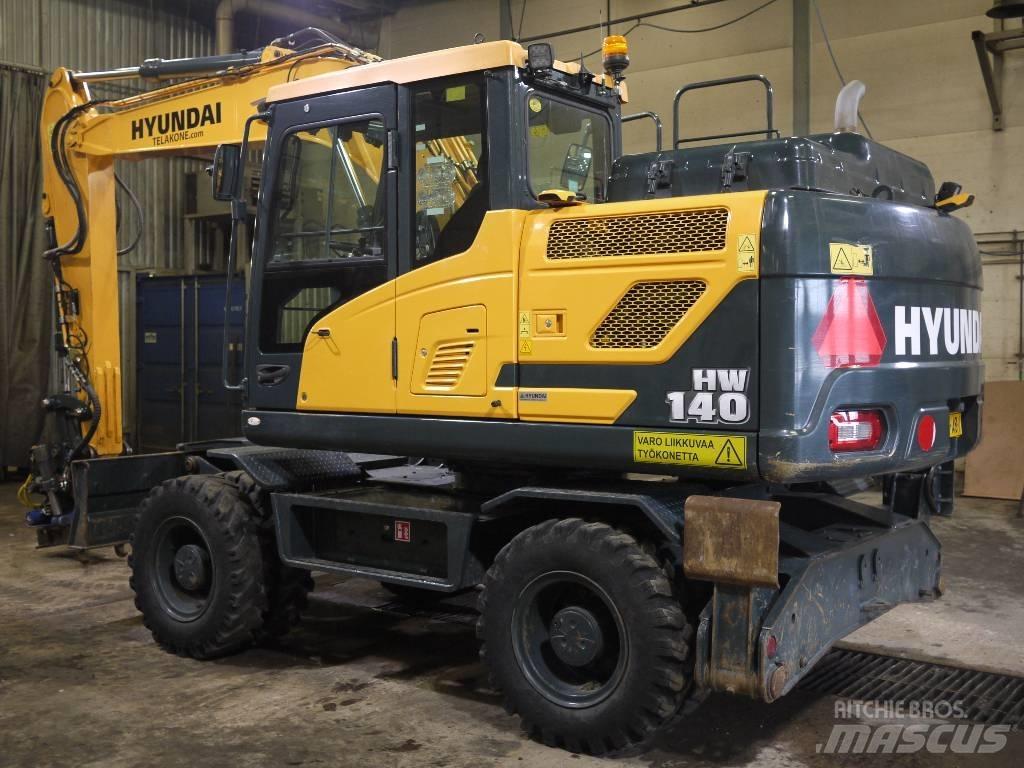 Hyundai HW 140 Kolesové rýpadlá