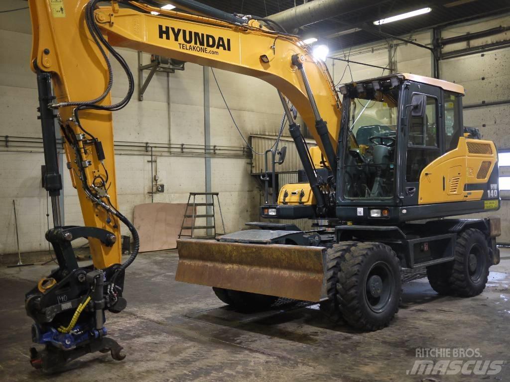Hyundai HW 140 Kolesové rýpadlá
