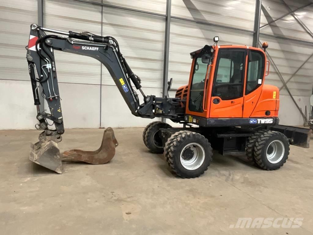 Yanmar TW 95 Kolesové rýpadlá