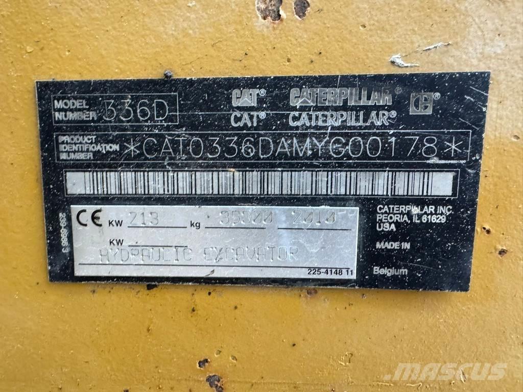 CAT 336DLN Pásové rýpadlá