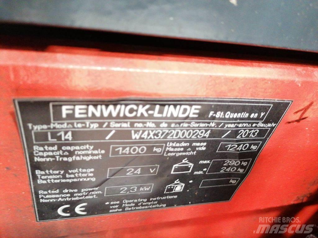 Linde L14I Ručne vedené vysokozdvižné vozíky