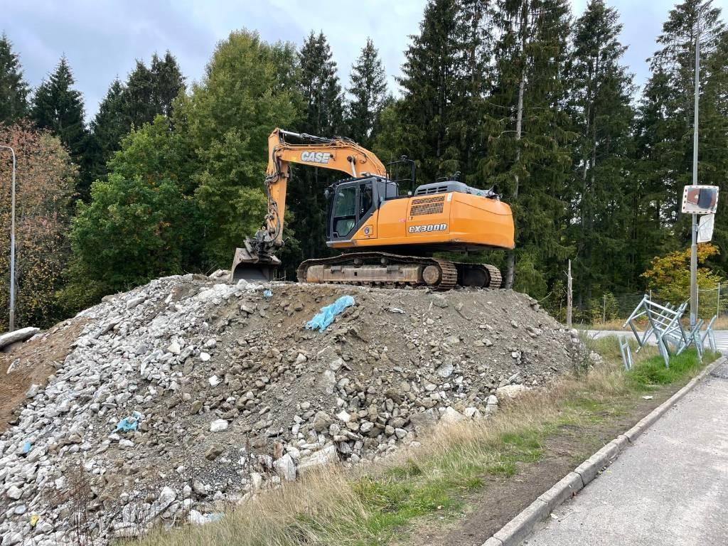 CASE CX300D Pásové rýpadlá