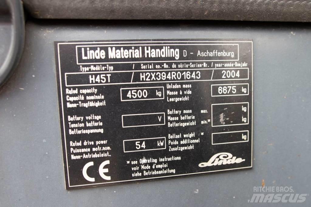Linde H 45 T LPG vozíky