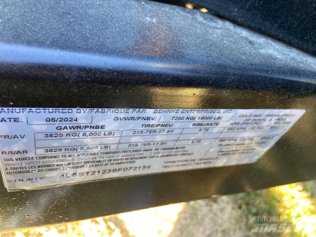 Behnke 1616EFT-8K Ďalšie prívesy