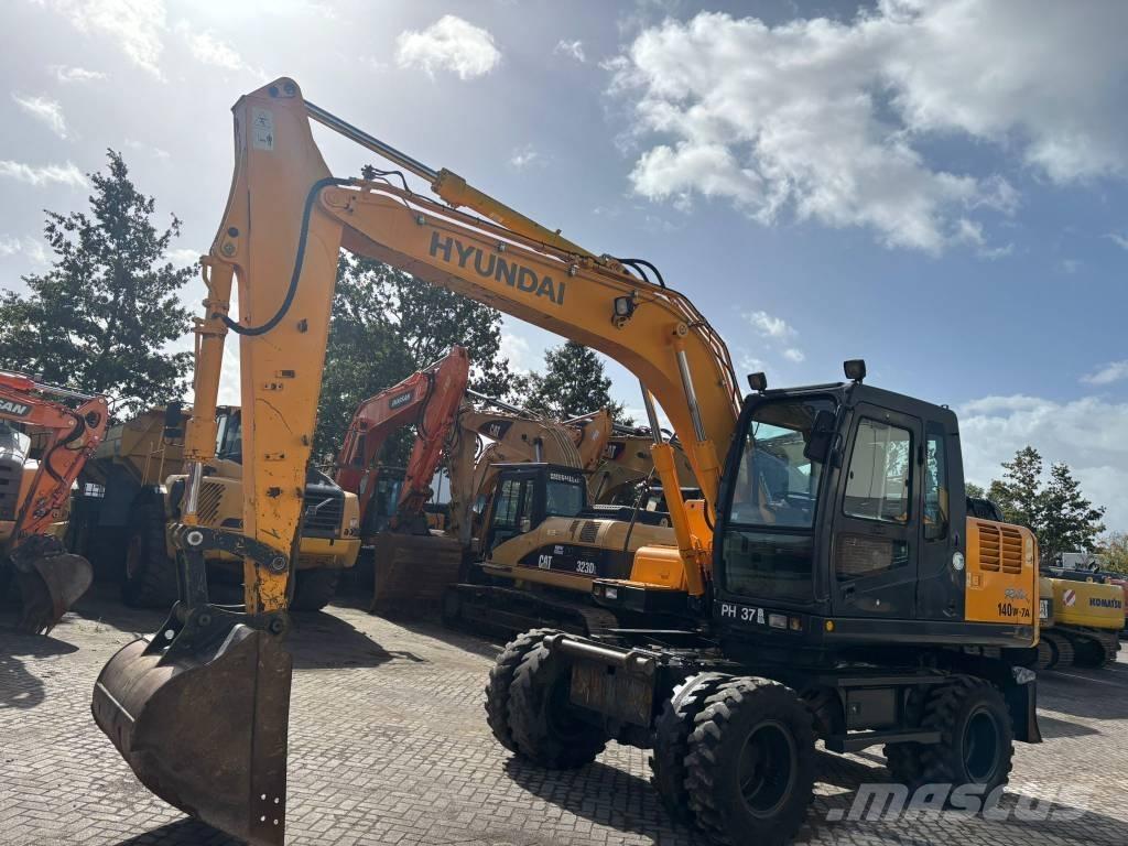 Hyundai 140W-7A Kolesové rýpadlá