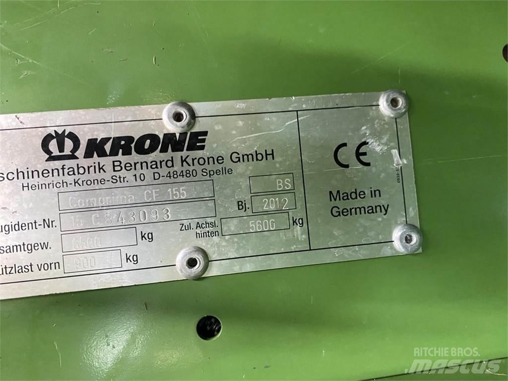 Krone CF 155 XC Lisy na okrúhle balíky