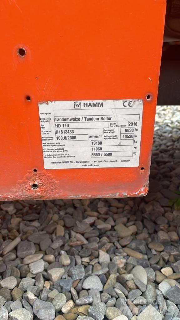 Hamm HD 110 Tandemové valce