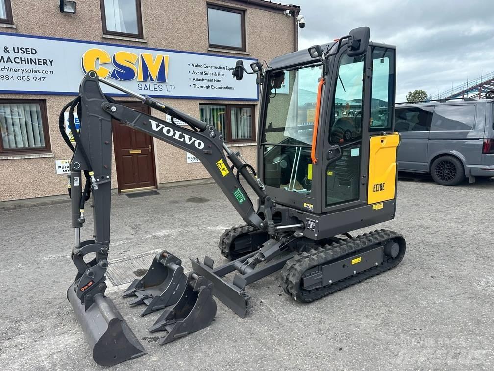 Volvo EC 18 E Mini rýpadlá < 7t