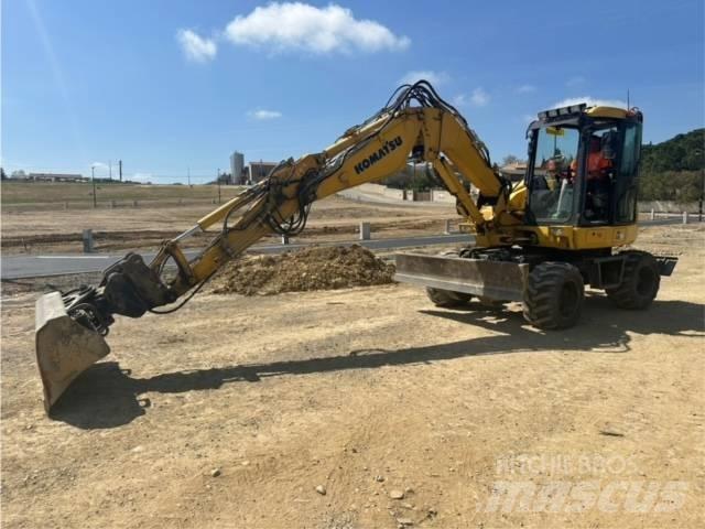 Komatsu PW98 MR-10 Kolesové rýpadlá